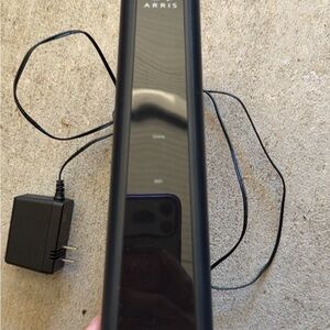 ARRIS Black Modem with Power Adapter